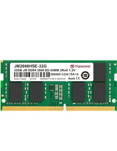 32GB JM DDR4 2666MHZ SO-DIMM2RX8