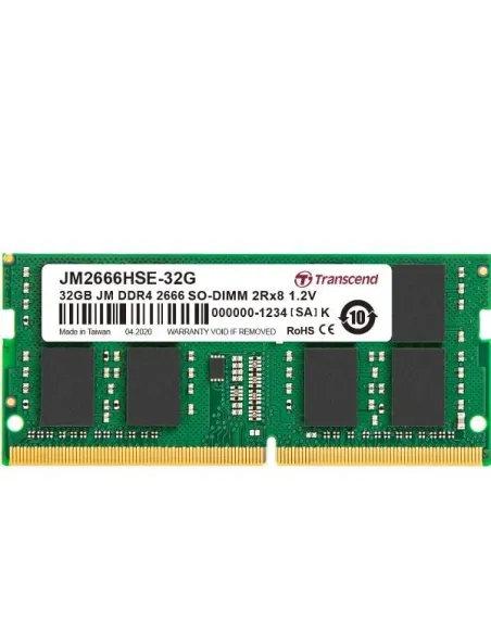 32GB JM DDR4 2666MHZ SO-DIMM2RX8
