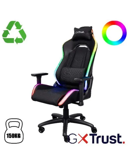 GXT719 RUYA RGB GAMING CHAIR BLACK