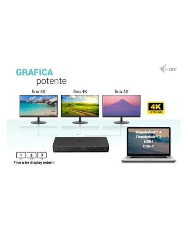 USB-C TRIPLE 4K DISPLAY DOCKING