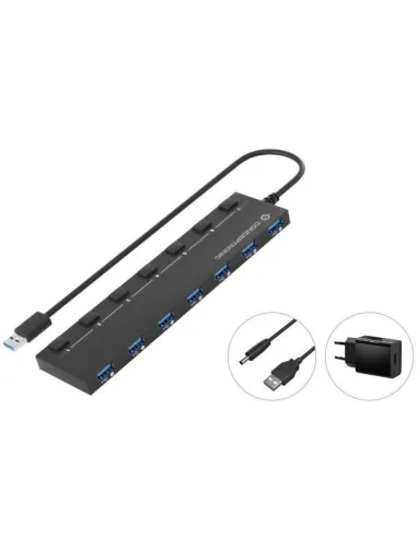 7-PORT USB 3.0 HUB WITH POWER ADAPT