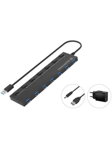 7-PORT USB 3.0 HUB WITH POWER ADAPT