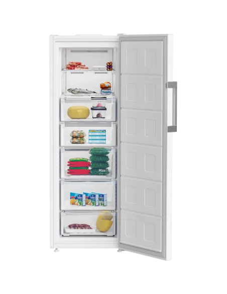 Beko B3RFNE294W: Congelatore Verticale, Total No-Frost, 260 L, 59.5 cm