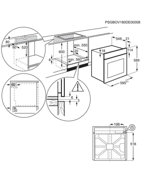FORNO REAL STEAM LOC3H44TXE 60CM