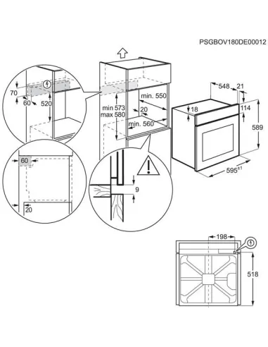FORNO REAL STEAM LOC3H44TXE 60CM
