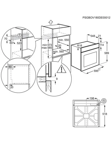 FORNO REAL STEAM LOC3H44TXE 60CM