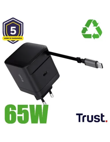 MAXO 65W RTRCT USB-C PD CHARGER