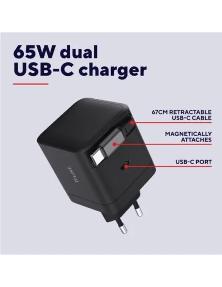 MAXO 65W RTRCT USB-C PD CHARGER