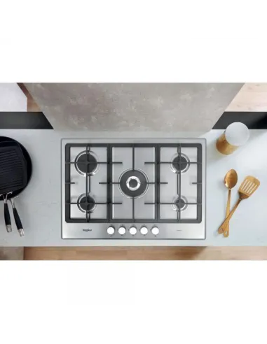 PIANO BI 75CM GAS 5FUO GMR7522/IXL