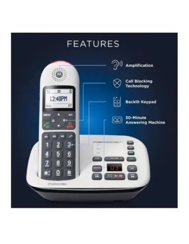 CORDLESS SENIOR CD5001 WHITE SEGRET