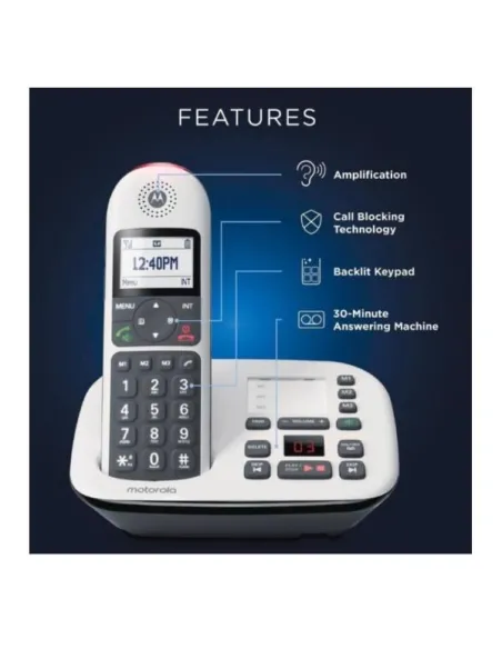 CORDLESS SENIOR CD5001 WHITE SEGRET