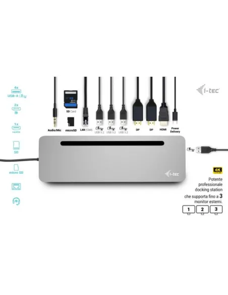 USB-C METAL4K 3XDISPLAY+PD100+100W