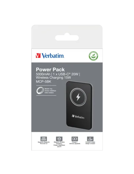 POWER BANK 5000MAH MAG SAFE BLACK