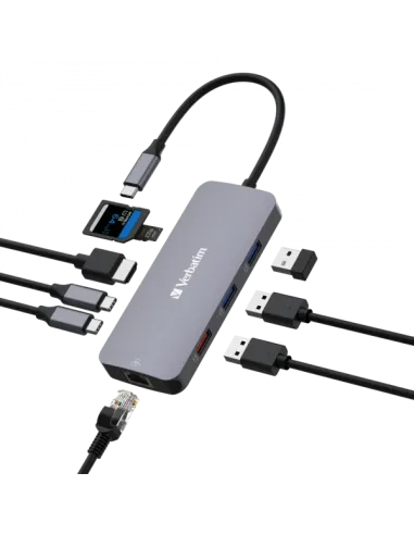 USB C MULTIPORT HUB 9 IN 1 HDMI 4K