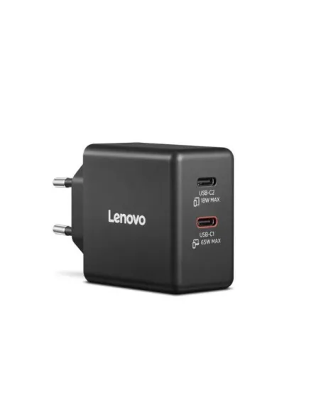 LENOVO DUAL USB-C 65W GAN CHARGER