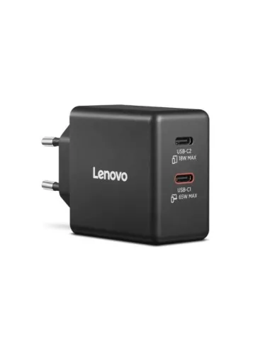 LENOVO DUAL USB-C 65W GAN CHARGER