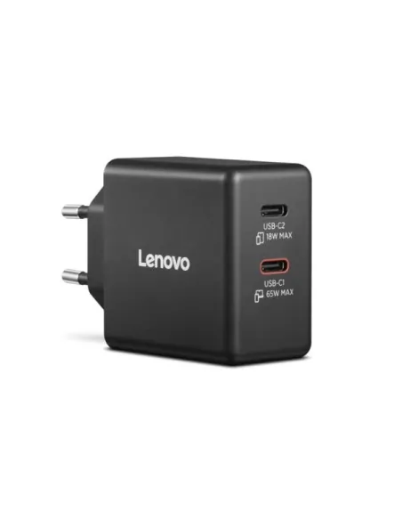 LENOVO DUAL USB-C 65W GAN CHARGER