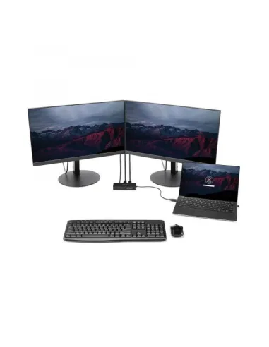 MINI DOCK USB 3.0 A 2X DISPLAYPORT