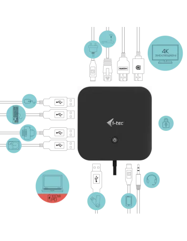 USB-C HDMI DP+P.D.100W+CHARG-C112W