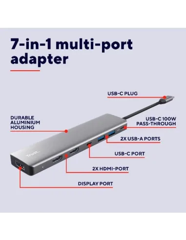 DALYX 7-IN-1 MULTIPORT ADAPTER