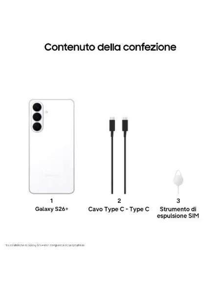 GALAXY S26+ 12+512GB WHITE