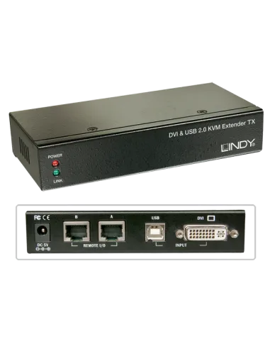 EXTENDER KVM CAT.6 DVI USB AUDIO