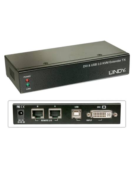 EXTENDER KVM CAT.6 DVI USB AUDIO