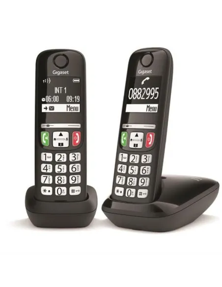Gigaset E270 Duo Telefono DECT Identificatore di chiamata Nero