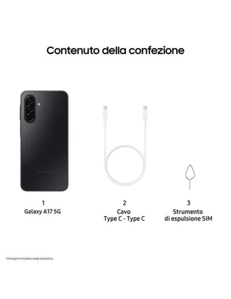 GALAXY A17 5G 128GB BLACK EE