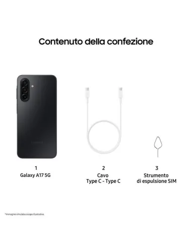 GALAXY A17 5G 128GB BLACK EE