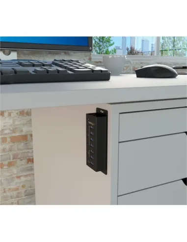 HUB USB 3.0 ALIMENTATO A 4 PORTE -