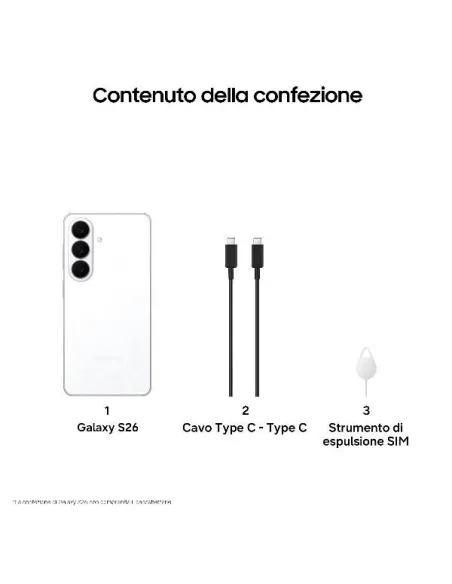 GALAXY S26 12+512GB WHITE