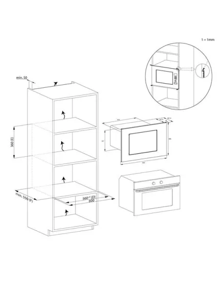 CANDY MICROONDE CA38FL7NWXW