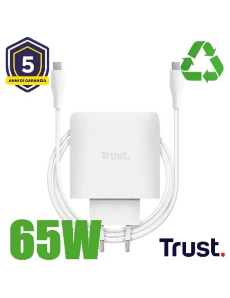 MAXO 65W USB-C GAN CHARGER WHITE