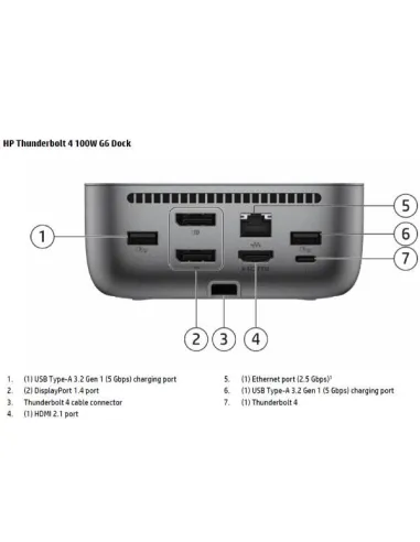 HP THUNDERBOLT 4 100W G6 DOCK