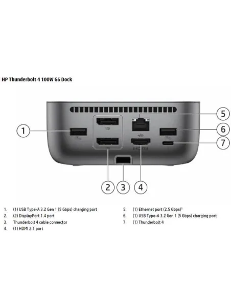 HP THUNDERBOLT 4 100W G6 DOCK