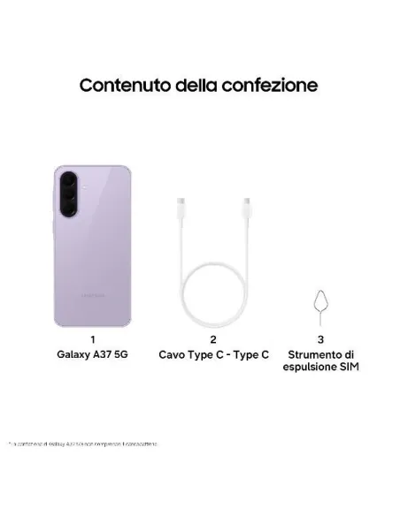 GALAXY A37 6+128GB LAVENDER