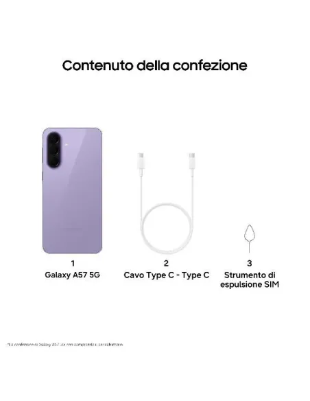 GALAXY A57 8+256GB LILAC