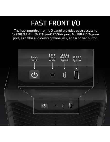 3200D RS MID-TOWER CASE SMOKE