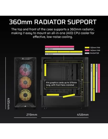 3200D RS ARGB MID-TOWER CASE SMOKE