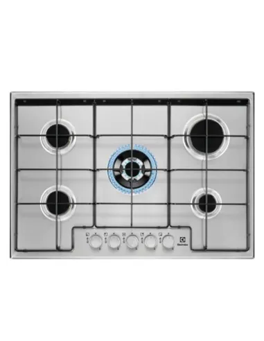 PIANO GAS EGS7534X 75CM 5F INOX