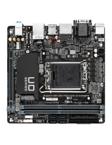 GIGABYTE H610I DDR4 Scheda madre - Supporta processori Intel Core