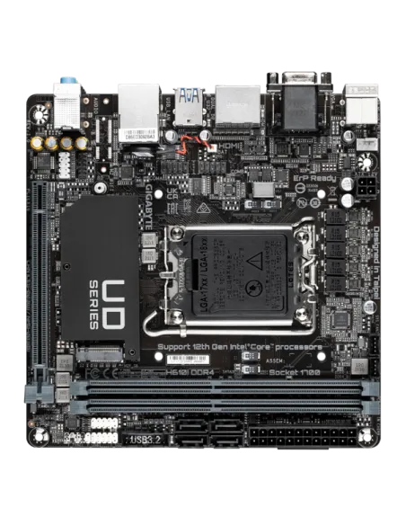 GIGABYTE H610I DDR4 Scheda madre - Supporta processori Intel Core