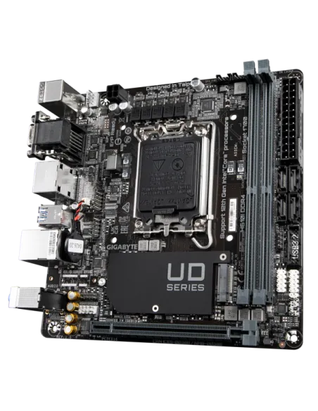 GIGABYTE H610I DDR4 Scheda madre - Supporta processori Intel Core