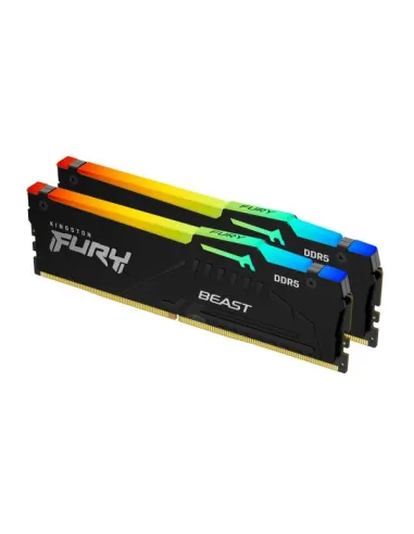 Kingston Fury Beast RGB, DDR5-5600 CL40, Intel XMP 3.0 - 16 GB Dual-Kit