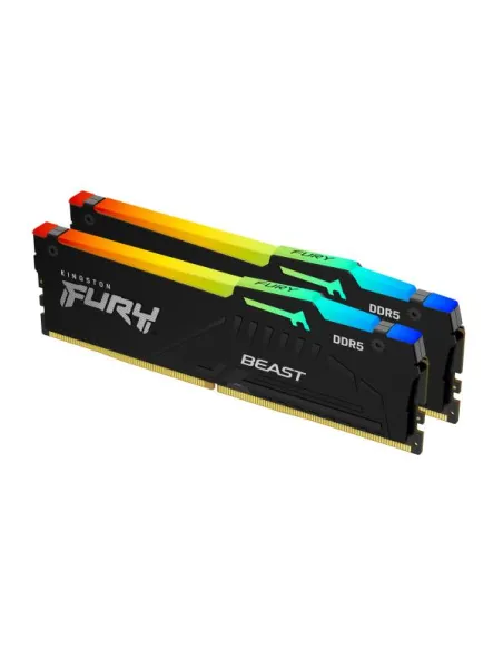 Kingston Fury Beast RGB, DDR5-5600 CL40, Intel XMP 3.0 - 16 GB Dual-Kit