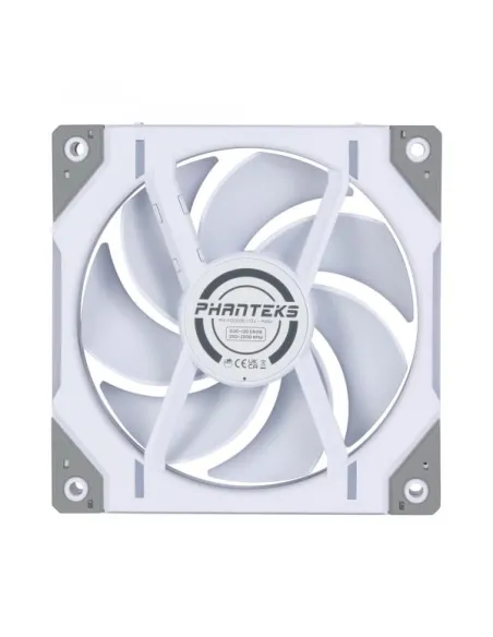 PHANTEKS D30 PWM Regular Airflow D-RGB fan, Triple Pack - 120mm, white
