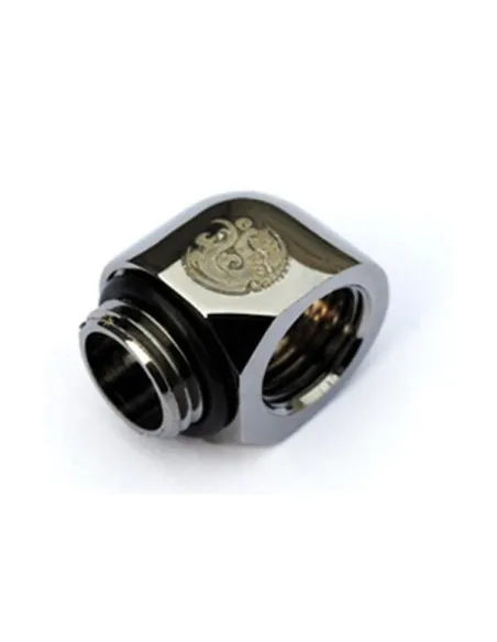 Bitspower Adapter 90 Grad G1/4 Zoll AG auf G1/4 Zoll IG - schwarz glänzend