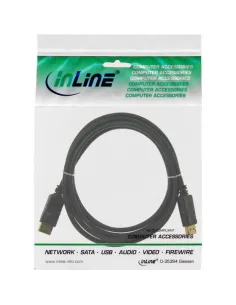 InLine 4K (UHD) DisplayPort Kabel, schwarz - 2m 2