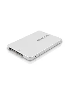 AXAGON RSS-M2SD Gehäuse für M.2-SATA-SSDs bis 2280 - Aluminium, silber